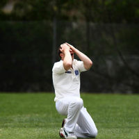 10-11-13. Cricket. AJAX first XI v Monash at Monash University. Zev Aron. Photo: Peter Haskin