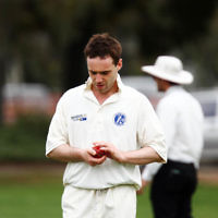 10-11-13. Cricket. AJAX first XI v Monash at Monash University. Photo: Peter Haskin