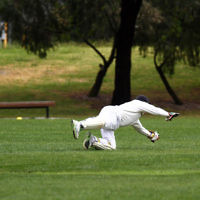 10-11-13. Cricket. AJAX first XI v Monash at Monash University. Photo: Peter Haskin