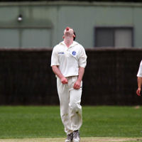 10-11-13. Cricket. AJAX first XI v Monash at Monash University. Photo: Peter Haskin