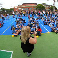 31-1-14. Sholem Aleichem College. First day of school. Photo: Peter Haskin