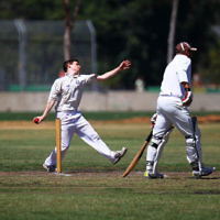 2-2-14. Maccabi Cricket First XI v South Yarra. Gary Smorgon Oval. Photo: Peter Haskin 2-2-14. Maccabi Cricket First XI v South Yarra. Gary Smorgon Oval. Photo: Peter Haskin