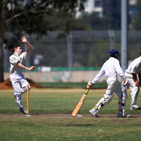 2-2-14. Maccabi Cricket First XI v South Yarra. Gary Smorgon Oval. Photo: Peter Haskin 2-2-14. Maccabi Cricket First XI v South Yarra. Gary Smorgon Oval. Photo: Peter Haskin