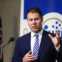 24-11-13. ECAJ Annual Conference. Beth Weizmann. Josh Frydenberg, Federal member for Kooyong, Parliamentry Secretary to the Prime Minister. Photo: Peter Haskin
