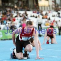 5-4-14. 2014 Australian Athletics Championships, Lakeside Stadium, Albert Park. Steve Solomon 400m final. Photo: Peter Haskin