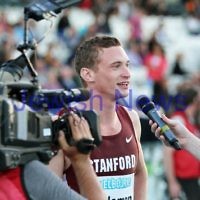 5-4-14. 2014 Australian Athletics Championships, Lakeside Stadium, Albert Park. Steve Solomon 400m final. Photo: Peter Haskin