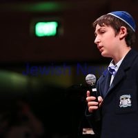 16-6-14. Sydney communal event. More than 500 people attended a meeting at the Moriah College auditorium to show solidarity for the three kidnapped Israeli teenagers. Photo: Giselle Habar.