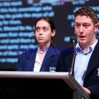 16-6-14. Sydney communal event. More than 500 people attended a meeting at the Moriah College auditorium to show solidarity for the three kidnapped Israeli teenagers. Photo: Giselle Habar.