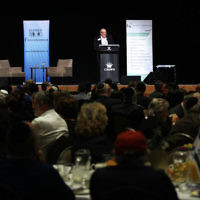 11-5-14. Caulfield Hebrew Congregation. Yom Ha atazmaut Breakfast, Crown Palladium.  Photo: Peter Haskin