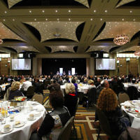 11-5-14. Caulfield Hebrew Congregation. Yom Ha atazmaut Breakfast, Crown Palladium.  Photo: Peter Haskin