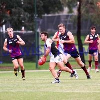 26-4-14. AJAX lost to Old Haileybuty by 27 points at Princes Park, Caulfield.  Jason Ritterman. Photo: Peter Haskin