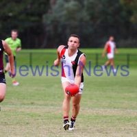 26-4-14. AJAX lost to Old Haileybuty by 27 points at Princes Park, Caulfield.  Photo: Peter Haskin
