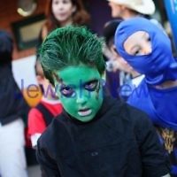 14-3-14. Mt Scopus, FKI Campus. Purim. Photo: Peter Haskin