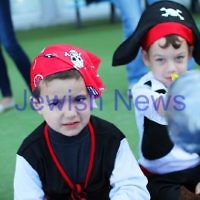 14-3-14. Sholem Aleichem College. Purim. Photo: Peter Haskin