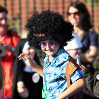 14-3-14. Sholem Aleichem College. Purim. Photo: Peter Haskin