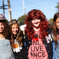 14-3-14. Sholem Aleichem College. Purim. Photo: Peter Haskin