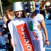 14-3-14. Sholem Aleichem College. Purim. Photo: Peter Haskin