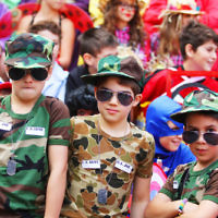 17-3-14. Purim at Bialik College. Photo: Peter Haskin