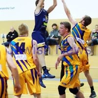 1-6-14. Basketball. Maccabi Warriors lost to Mornington Breakers. 43-61. Benji Tamir. Photo: Peter Haskin 1-6-14. Basketball. Maccabi Warriors lost to Mornington Breakers. 43-61. Benji Tamir. Photo: Peter Haskin