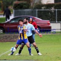 4-5-14. Soccer. North Caulfield Maccabi lost to Beaumaris 1-3. Caulfield Park. Photo: Peter Haskin