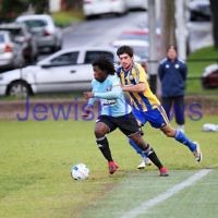 4-5-14. Soccer. North Caulfield Maccabi lost to Beaumaris 1-3. Caulfield Park. Photo: Peter Haskin