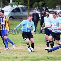 4-5-14. Soccer. North Caulfield Maccabi lost to Beaumaris 1-3. Caulfield Park. Photo: Peter Haskin