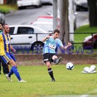 4-5-14. Soccer. North Caulfield Maccabi lost to Beaumaris 1-3. Caulfield Park. Photo: Peter Haskin
