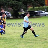 4-5-14. Soccer. North Caulfield Maccabi lost to Beaumaris 1-3. Caulfield Park. Photo: Peter Haskin