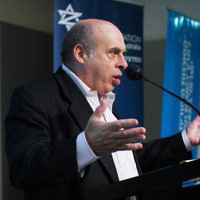 30-3-14. ZFA Biennial Conference 2014. Guest speaker Natan Sharansky addresses the audience. Photo: Peter Haskin