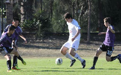 Under-16’s Harry Buch has scored 14 goals this season.