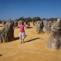 Adrian Gunzburg entered this photo of his wife Lynda at The Pinnacles, Western Australia. Adrian Gunzburg entered this photo of his wife Lynda at The Pinnacles, Western Australia.