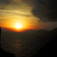 Dovi Broner entered this sunset photo taken near Positano, Italy. Dovi Broner entered this sunset photo taken near Positano, Italy.