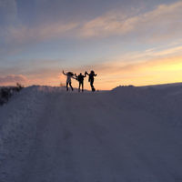 Elaine Ptasznik entered this photo taken at sunset in Reykjavik, Iceland in November 2014.