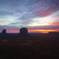 Joshua Silver entered this photo taken in Monument Valley, Arizona.
