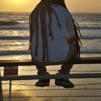 Peter Shonberg entered this photo taken at sunset in Tel Aviv.
