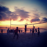 Rachel Flitman entered this sunset photo taken in Boracay, Philippines. Rachel Flitman entered this sunset photo taken in Boracay, Philippines.