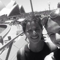 Miriam and Jesse Saunders in Sydney in January 2015.