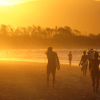 Mark Moray entered this sunset photo taken at Byron Bay in April 2014.
