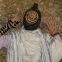 Melissa Morris entered this photo of her son Ashley celebrating his bar mitzvah at the Kotel in Jerusalem.