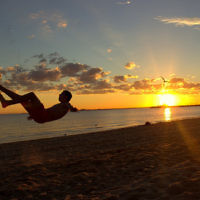Zev Joseph entered this photo taken at sunset at St Kilda Beach, Melbourne.