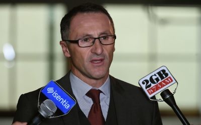 Greens leader Richard Di Natale. Photo: AAP Image/Mick Tsikas