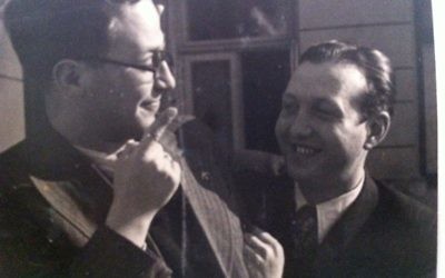 Alfons Goldmann (left) and Max Wassner.