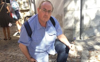 Walt Secord in the Jewish Quarter of Toledo.