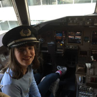 Edward Baral entered this photo of Lee Baral  at the flight controls.
