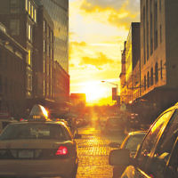 2012-13 sunrise/sunset winner: Sunset in New York taken by Eli Hochberg.