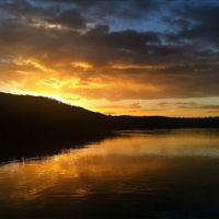 Brooke Widdicombe entered this sunset photo taken at Manly Dam, NSW. Brooke Widdicombe entered this sunset photo taken at Manly Dam, NSW.