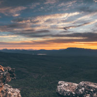 Chris Staring entered this sunset photo taken in the Grampians.