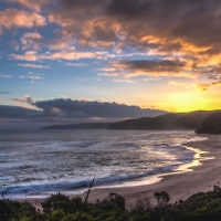 Chris Staring entered this sunset photo taken on the Great Ocean Road, Victoria.