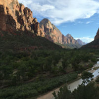 Edward Baral entered this sunset photo taken in Zion National Park, Utah.