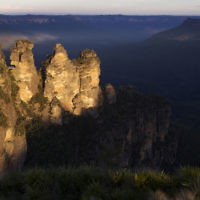 Faye York entered this sunset photo taken at the Three Sisters in the Blue Mountains.